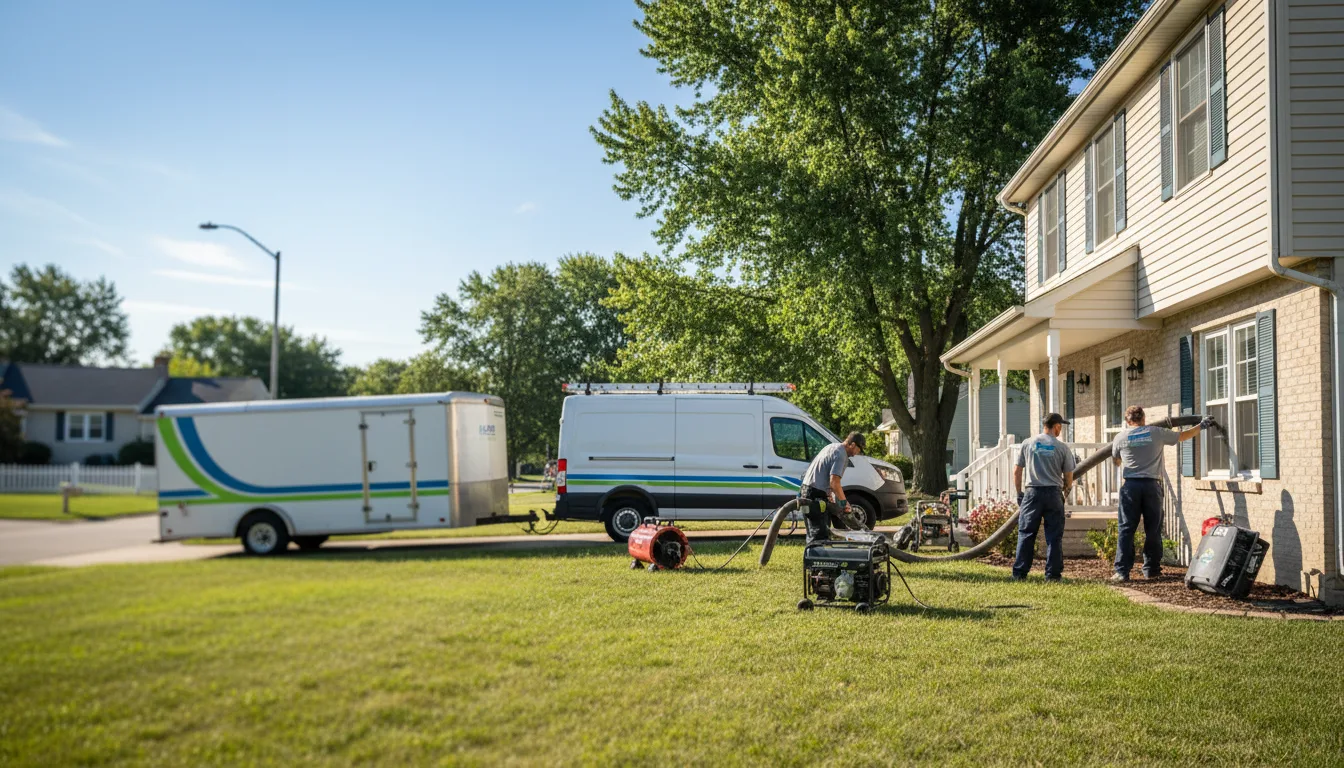 Flooded Basement Restoration And Cleanup With Repair in Webster City, IA near me